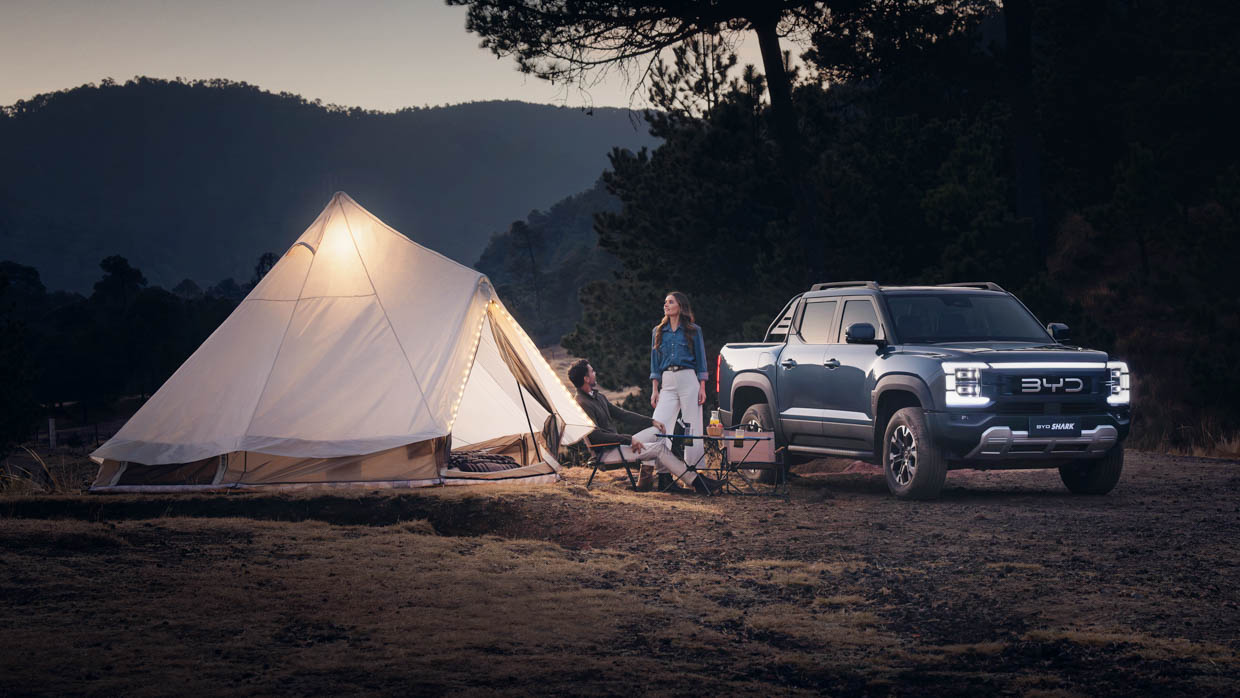 2025 BYD Shark 6 camping