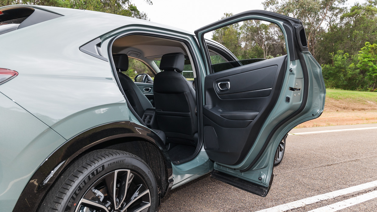 2024 Honda HR-V E:HEV L interior back door open