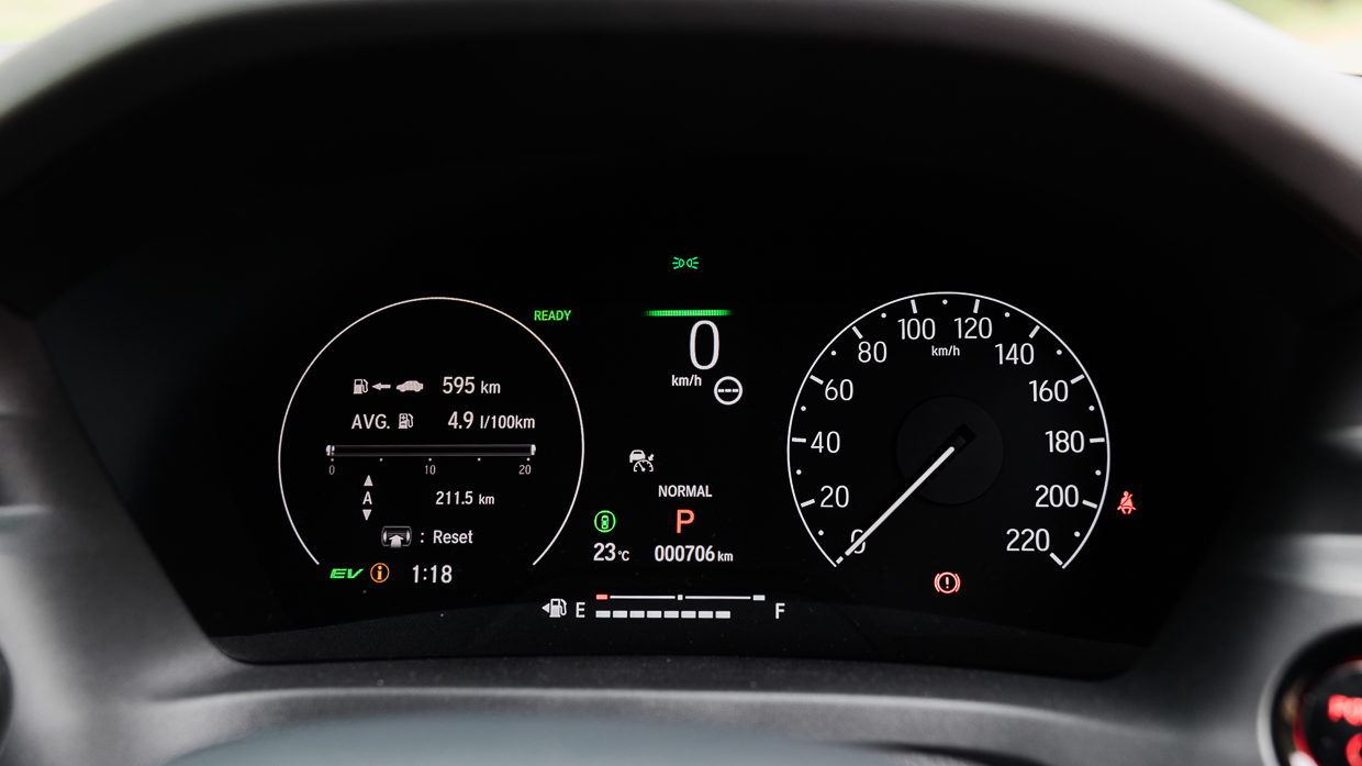 2024 Honda HR-V E:HEV L interior driver instrument cluster