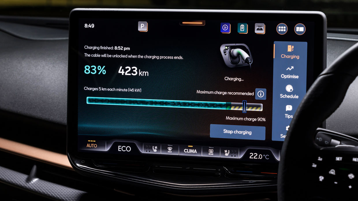 Cupra Tavascan 2025 charging