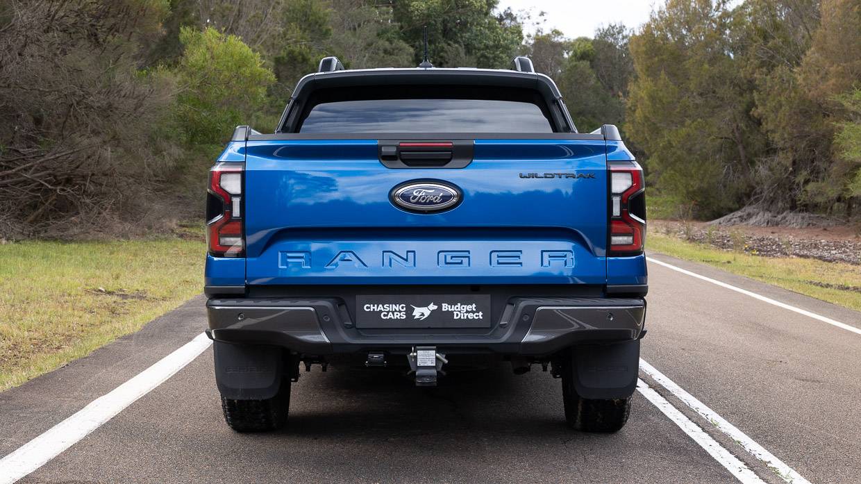 2024 Ford Ranger Wildtrak V6 rear end angle
