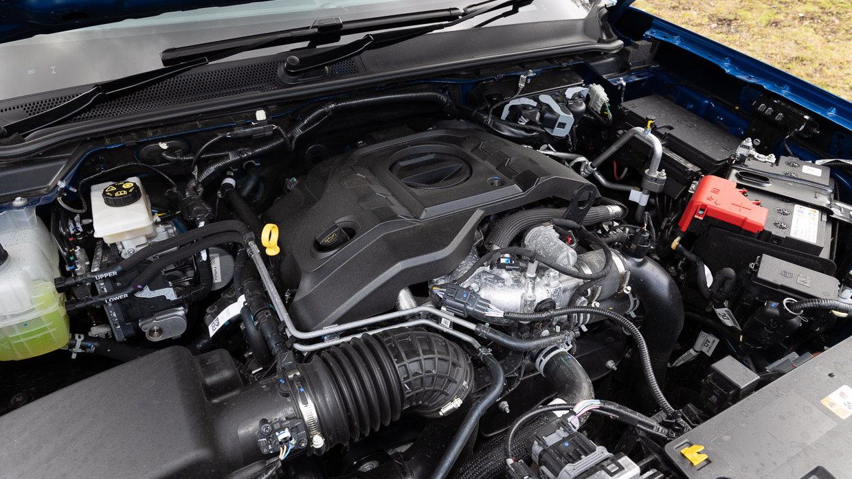 2024 Ford Ranger Wildtrak V6 3.0-litre turbo-diesel V6 engine bay
