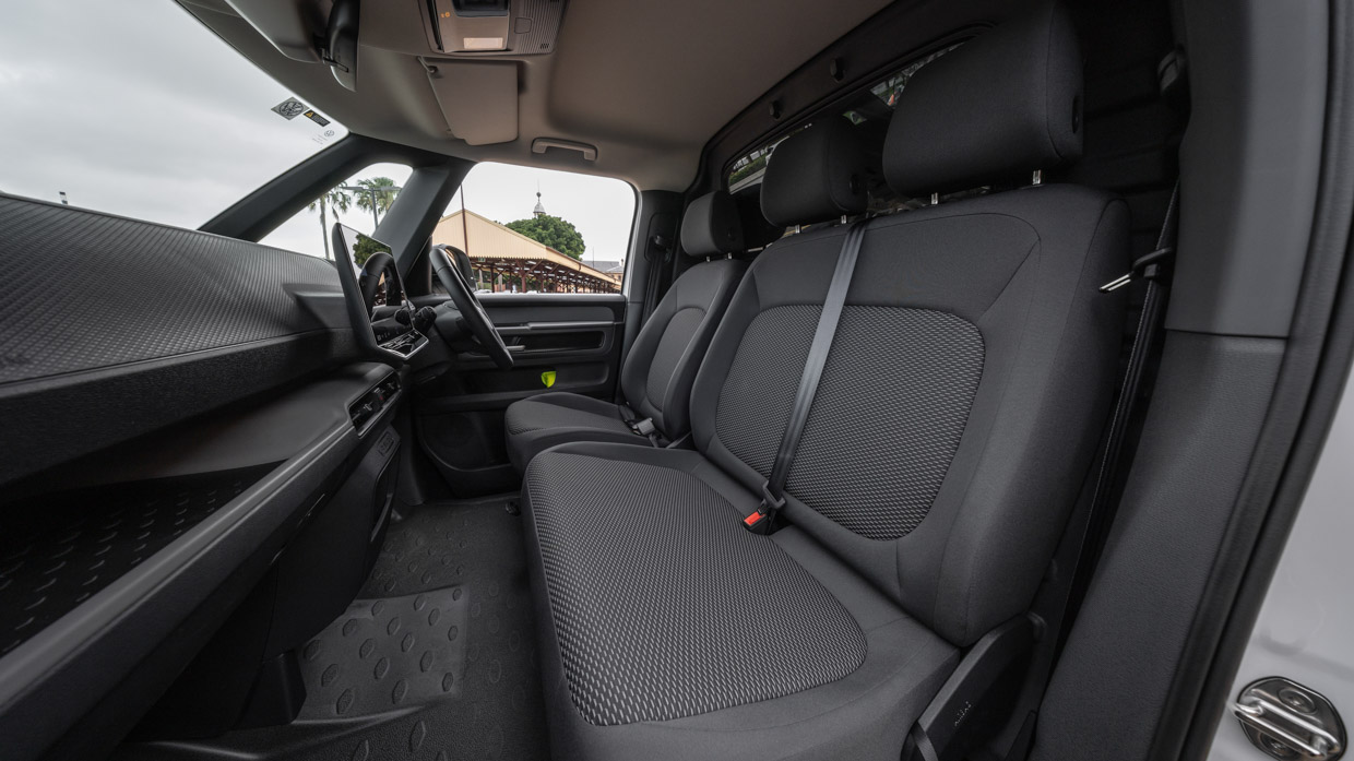 Volkswagen ID Buzz Cargo 2025 interior front seats