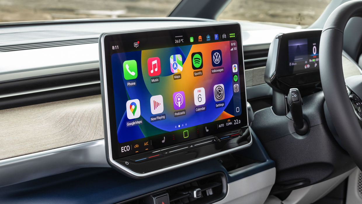 Volkswagen ID.Buzz LWB 2025 interior screen