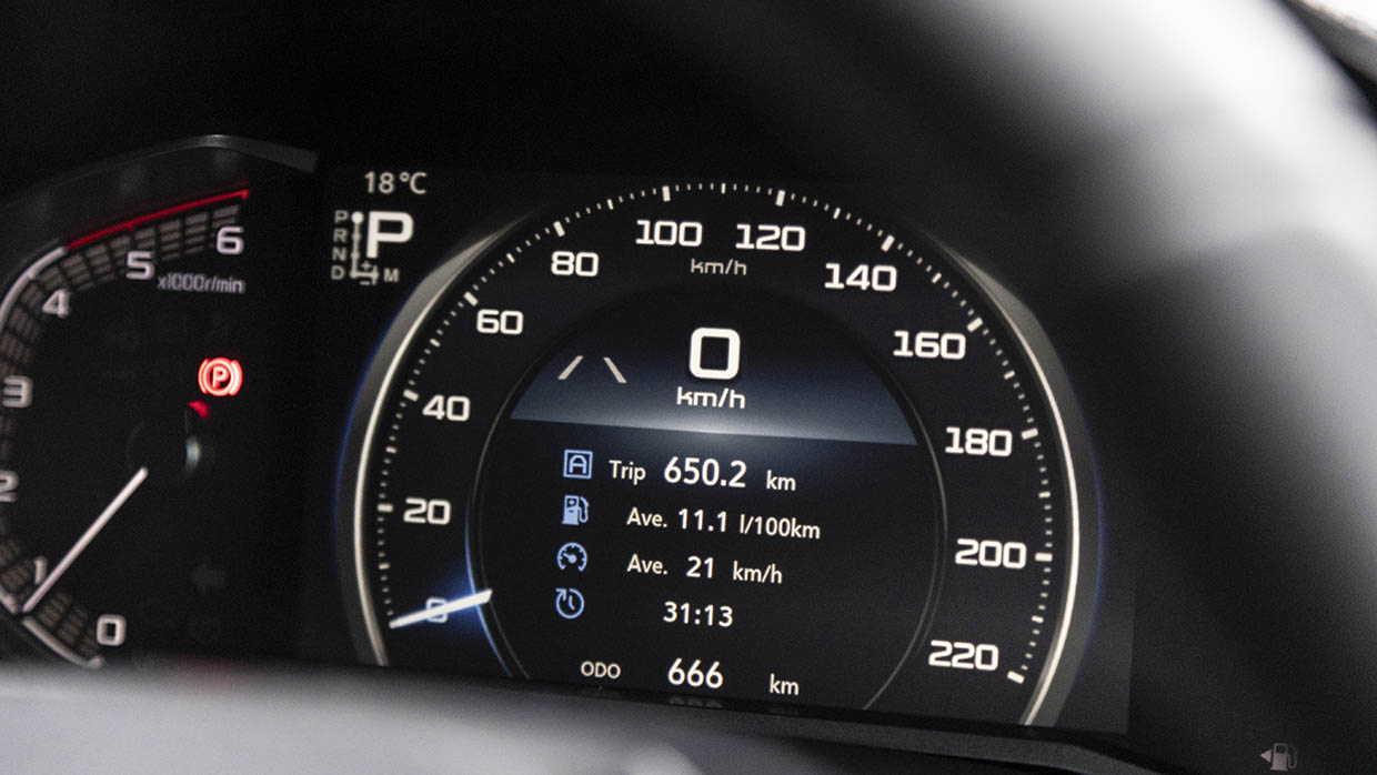 Isuzu D-Max LS-U+ Tour Mate 2025 digital gauges