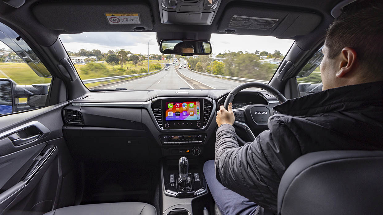 Isuzu D-Max LS-U+ Tour Mate 2025 interior driving 4