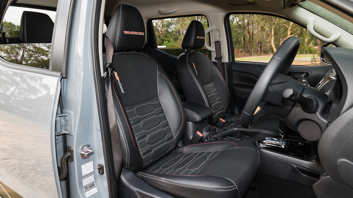 Nissan Navara Pro-4X Warrior 2025 interior front seats