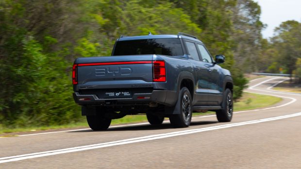 BYD Shark 6 2025 driving rear 5