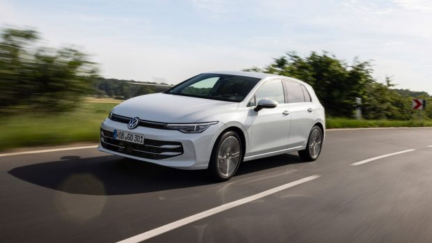 Volkswagen Golf 8.5 2025 front driving 2