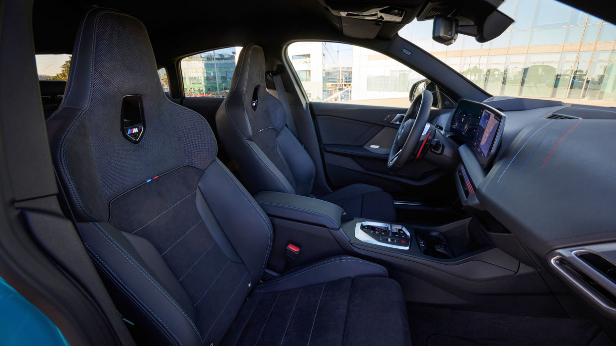 BMW M235 xDrive 2025 feature interior front seat