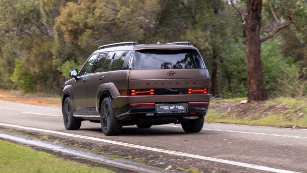 Hyundai Santa Fe hybrid Calligraphy 2024 rear