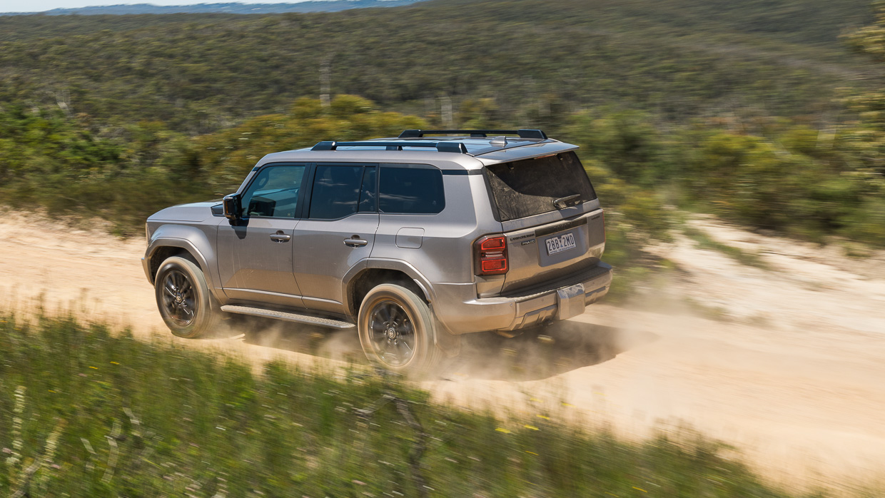 Toyota Prado Kakadu 2025 rear 3/4 driving