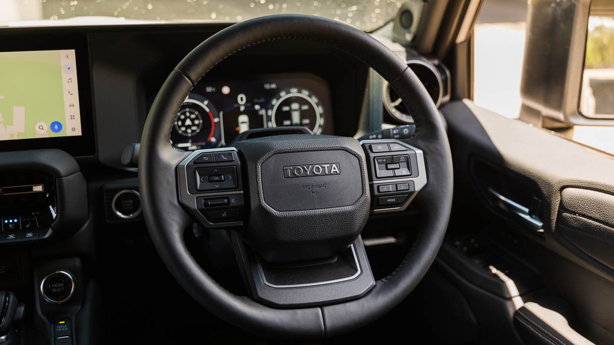 Toyota Prado Kakadu 2025 interior steering wheel