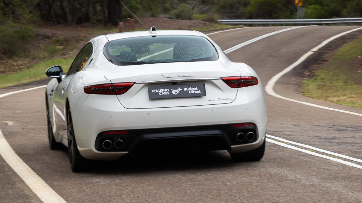 Maserati GranTurismo Modena 2025 driving rear 8
