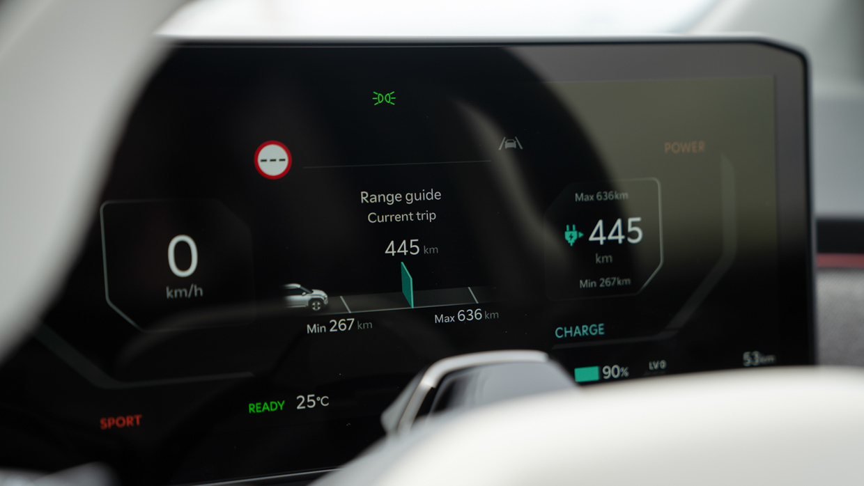Kia EV3 GT-Line 2025 gauges