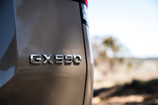 Lexus GX550 Overtrail 2025 badge