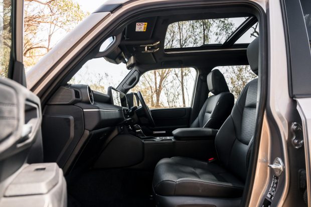 Toyota Prado Kakadu 2025 interior front seats