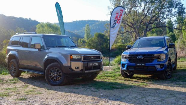 Toyota Prado GXL and Ford Everest Sport 2025