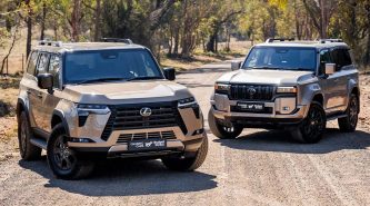 2025 Lexus GX550 Overtrail vs 2025 Toyota Prado Kakadu comparison