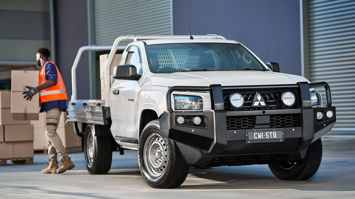 2025 Mitsubishi Triton Single Cab Cab Chassis front view