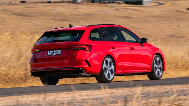 Skoda Octavia RS wagon driving