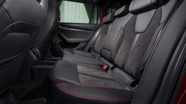 Skoda Octavia RS wagon back seat
