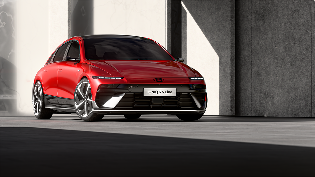 2026 Hyundai Ioniq 6 N Line front view