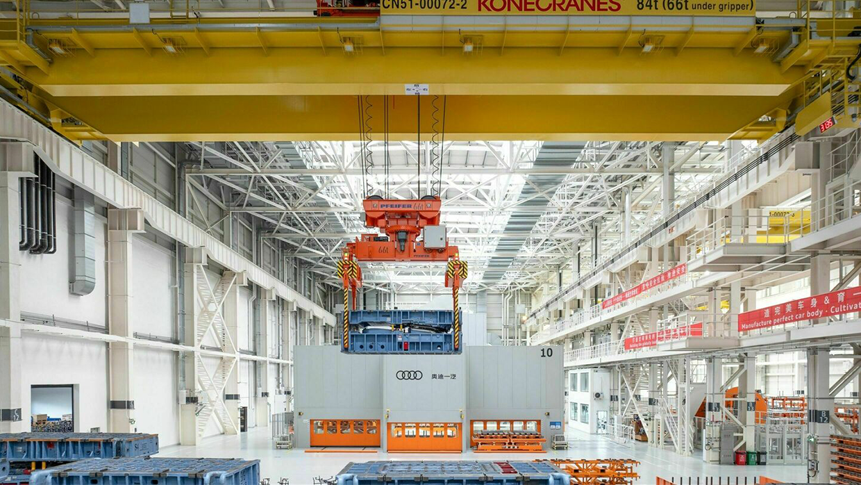 Chinese Audi EV plant in Changchun