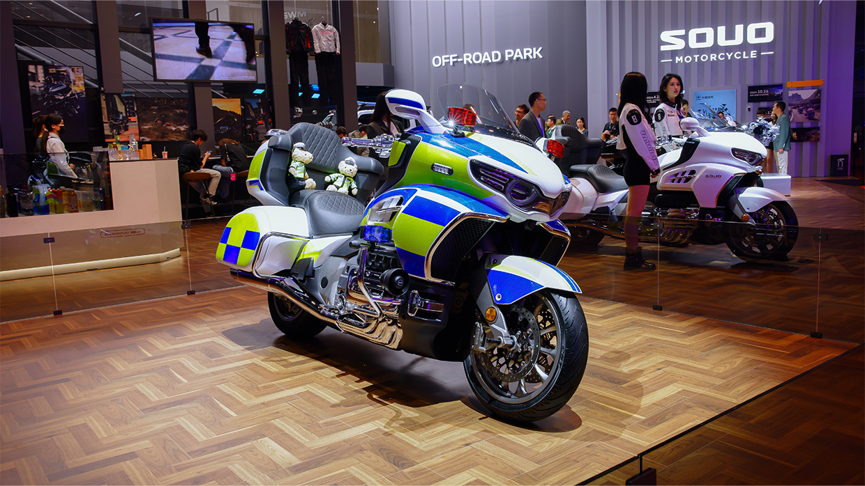 Flat 8 GWM motorbike