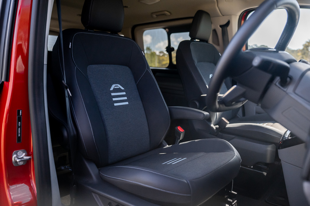 Ford Tourneo Active 2025 interior front seats
