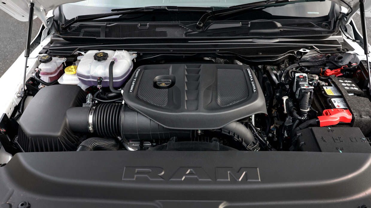 2025 Ram 1500 straight six engine bay
