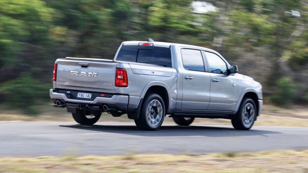 Small car sales hit the skids in 2025 as SUV and ute mania accelerates in Australia 18 2025 Ram 1500 rear 3/4 roller