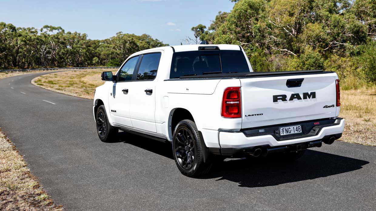 2025 Ram 1500 limited rear view