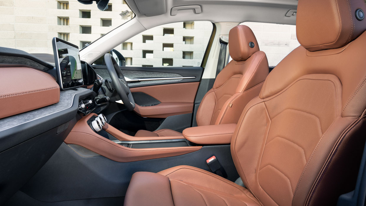 Skoda Kodiaq 2025 Launch Edition interior front row