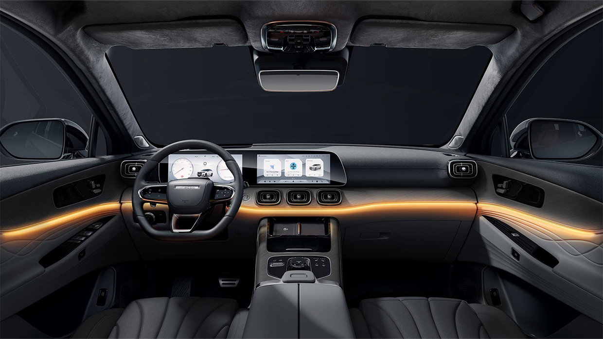 2025 Jaecoo J8 interior frontseats