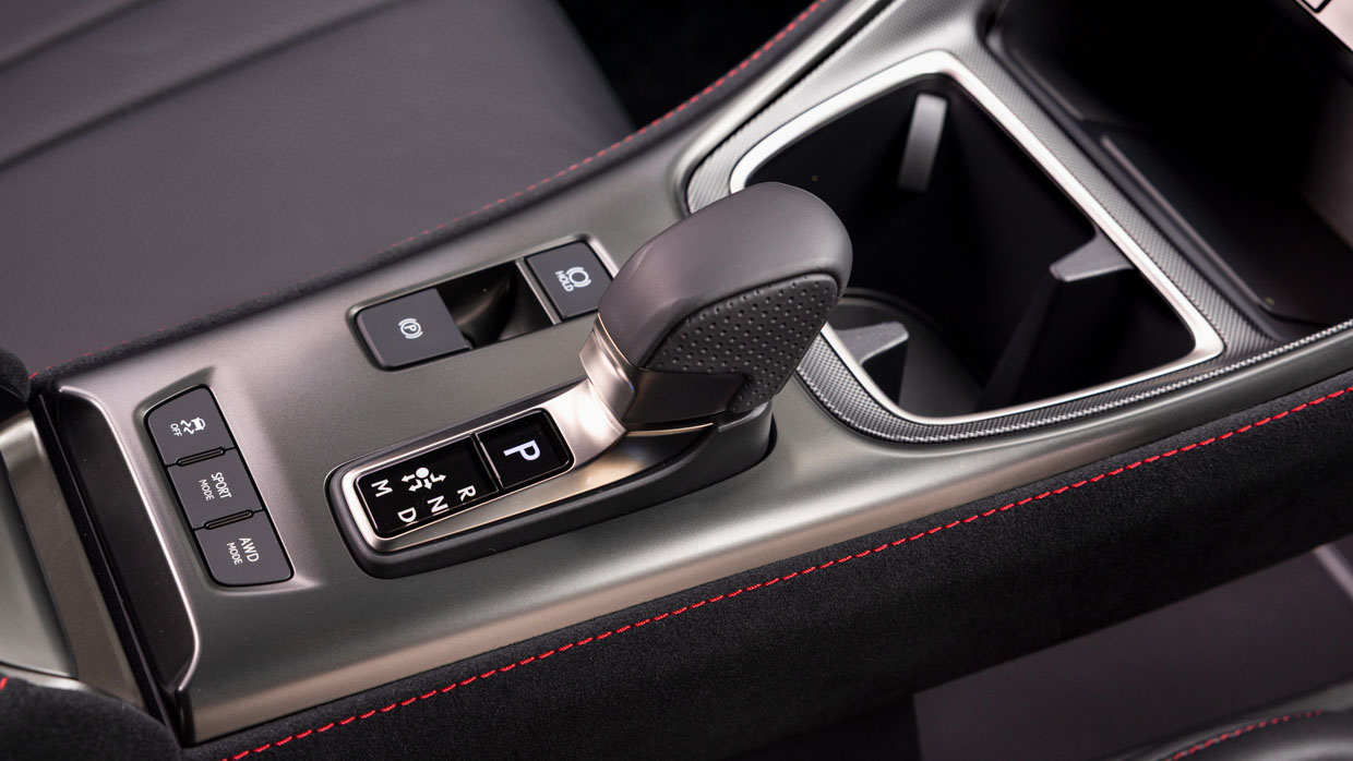 Lexus LBX Morizo RR 2025 interior shifter