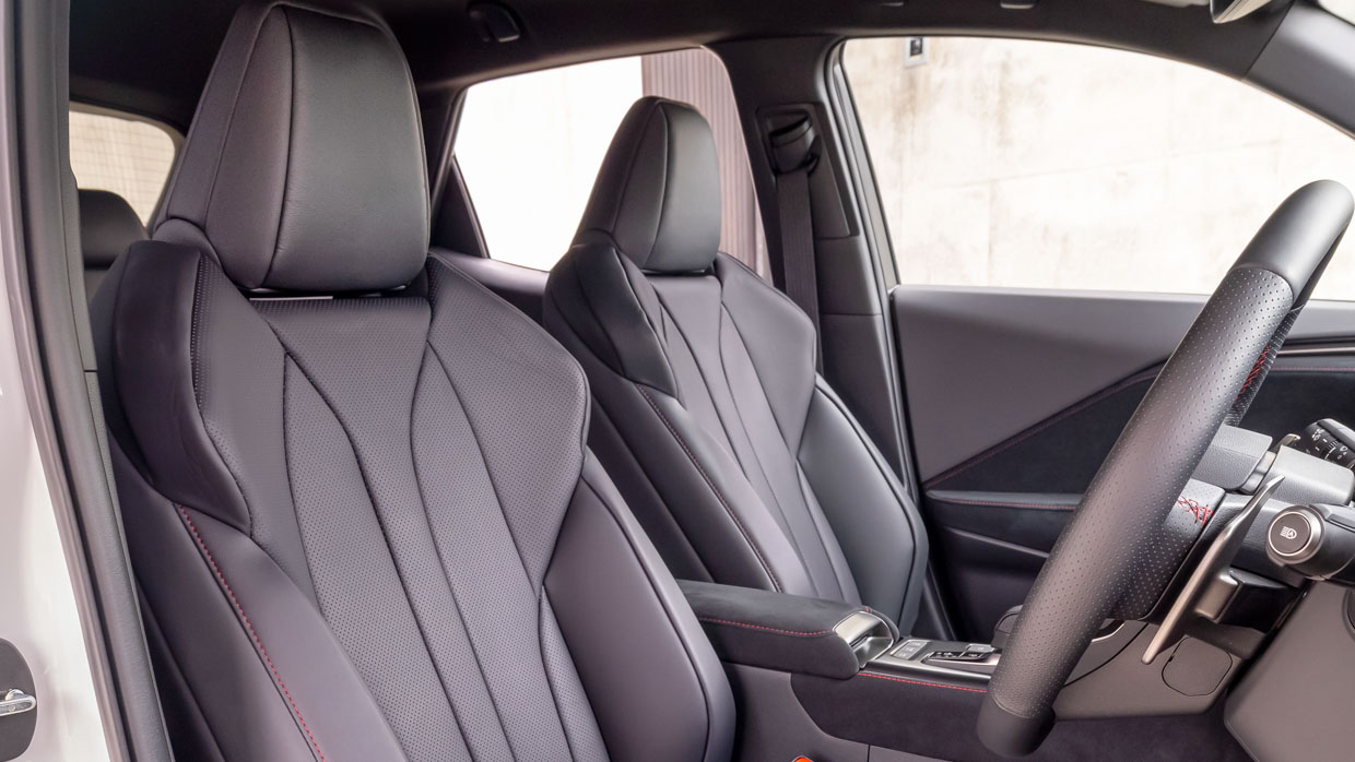 Lexus LBX Morizo RR 2025 interior seats