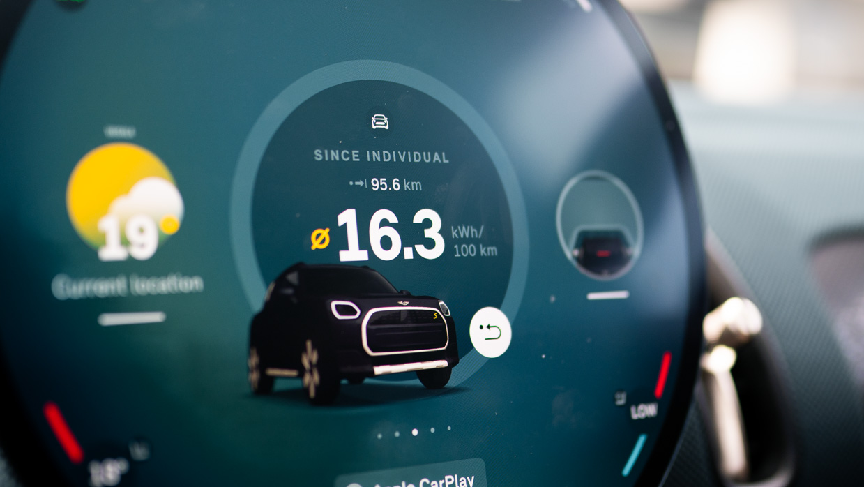 Mini Countryman SE Favoured 2025 touchscreen 4