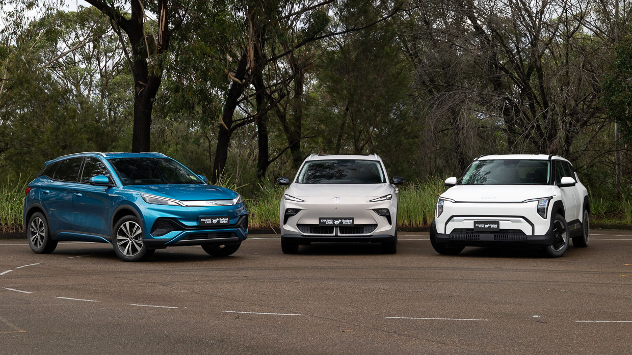 BYD Atto 3 Premium, Kia EV3 and MG S5 2025 3