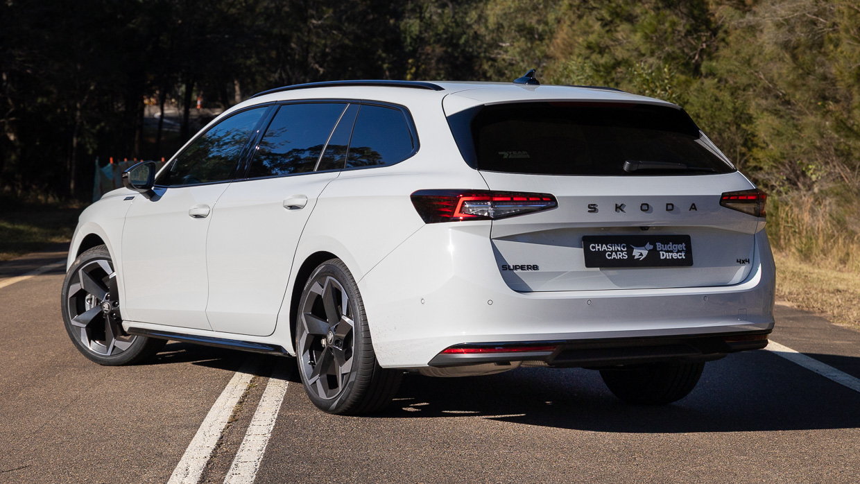 Skoda Improbable Sportline 2025 rear 3/4