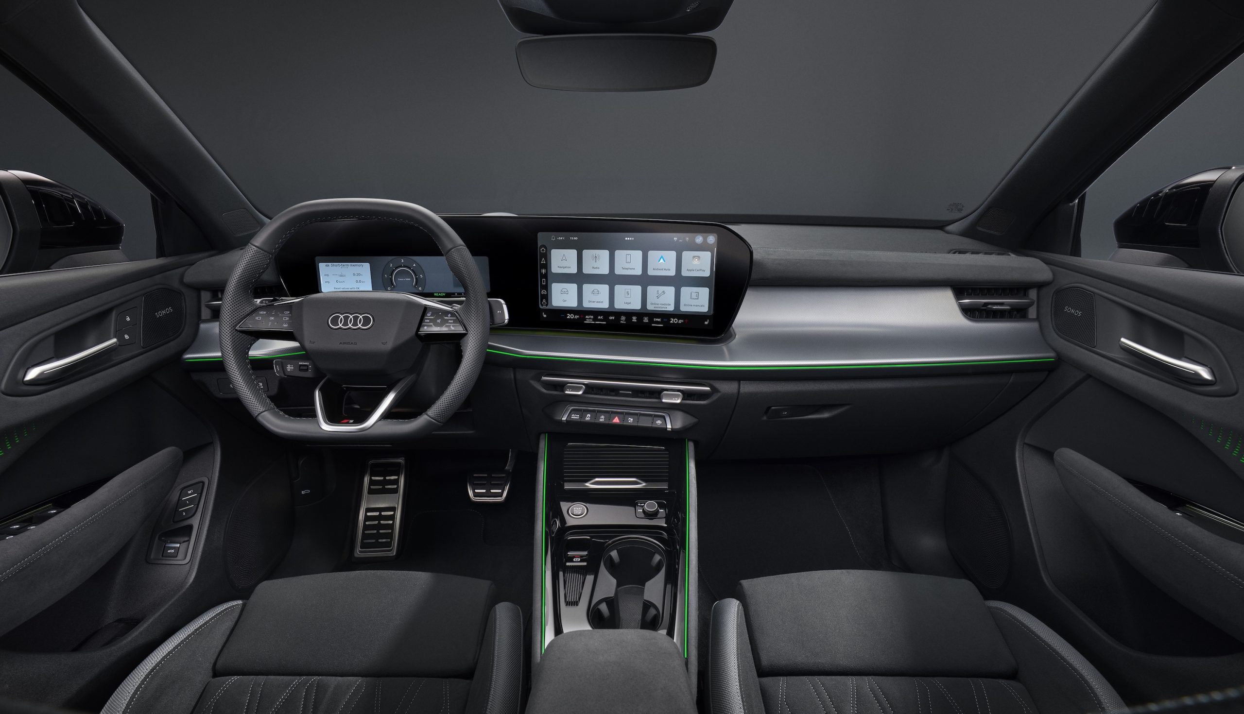 2026 Audi Q3 dash wide scaled
