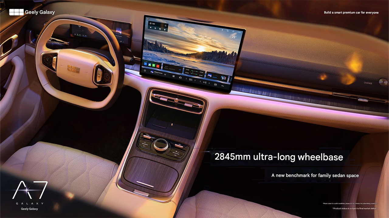 Geely A7 translated 2