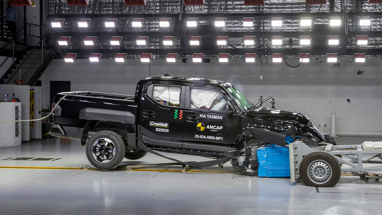 2025 Kia Tasman ANCAP crash 2