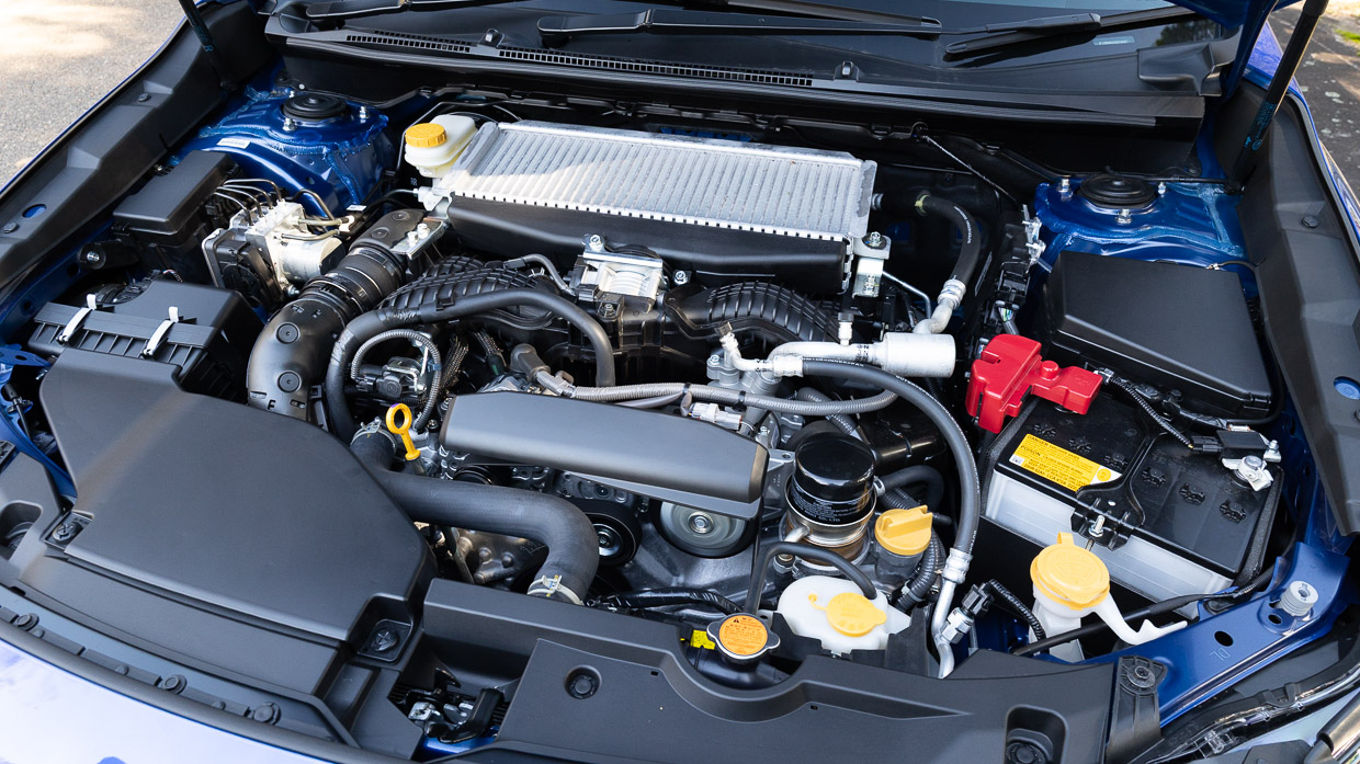 Subaru WRX Spec B 2025 interior engine