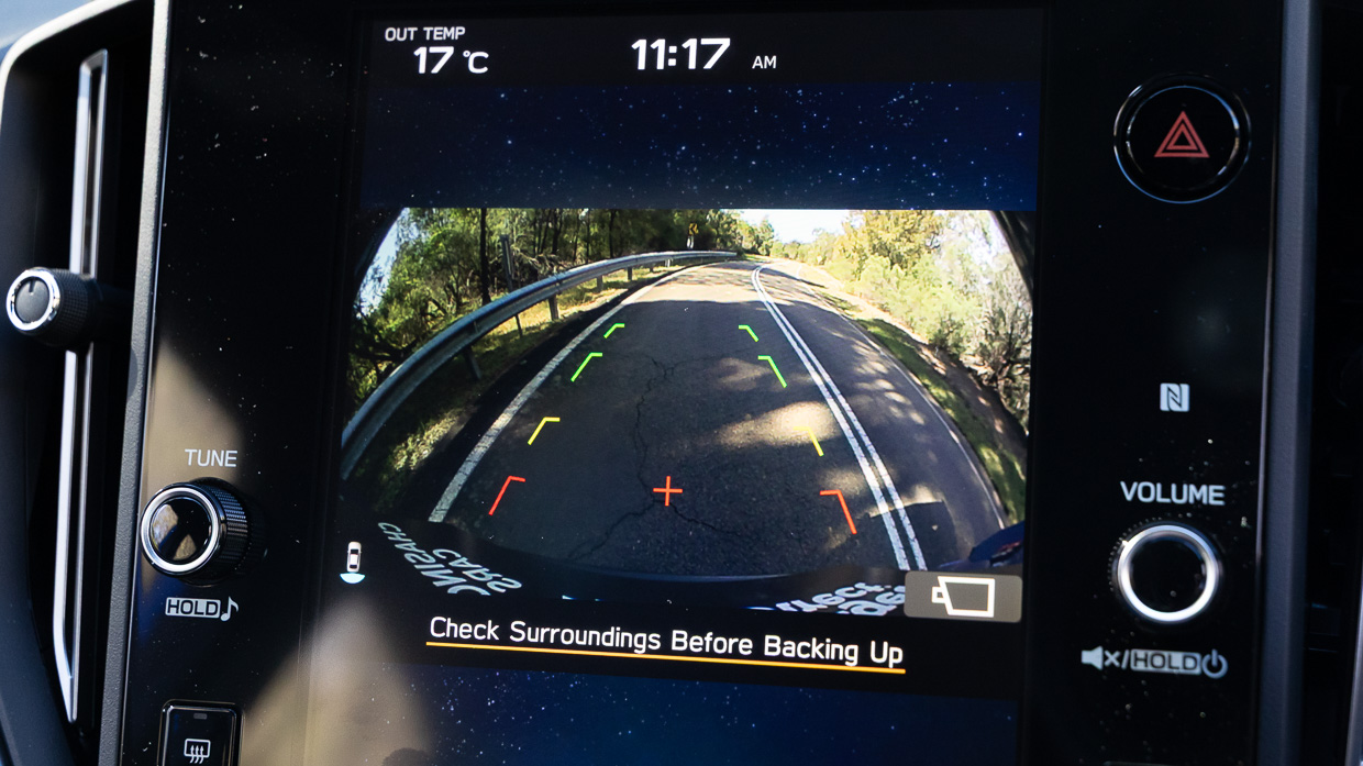 Subaru WRX Spec B 2025 reverse camera