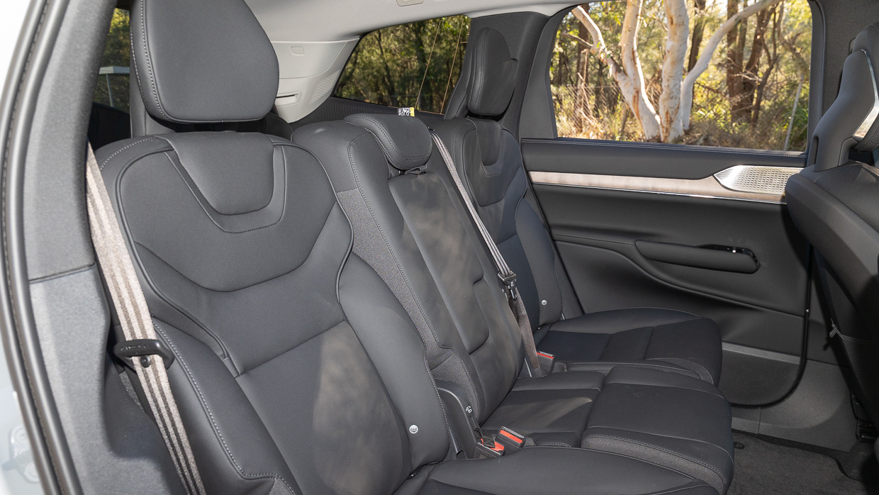 Volvo EX90 Ultra Performance 2025 back seats