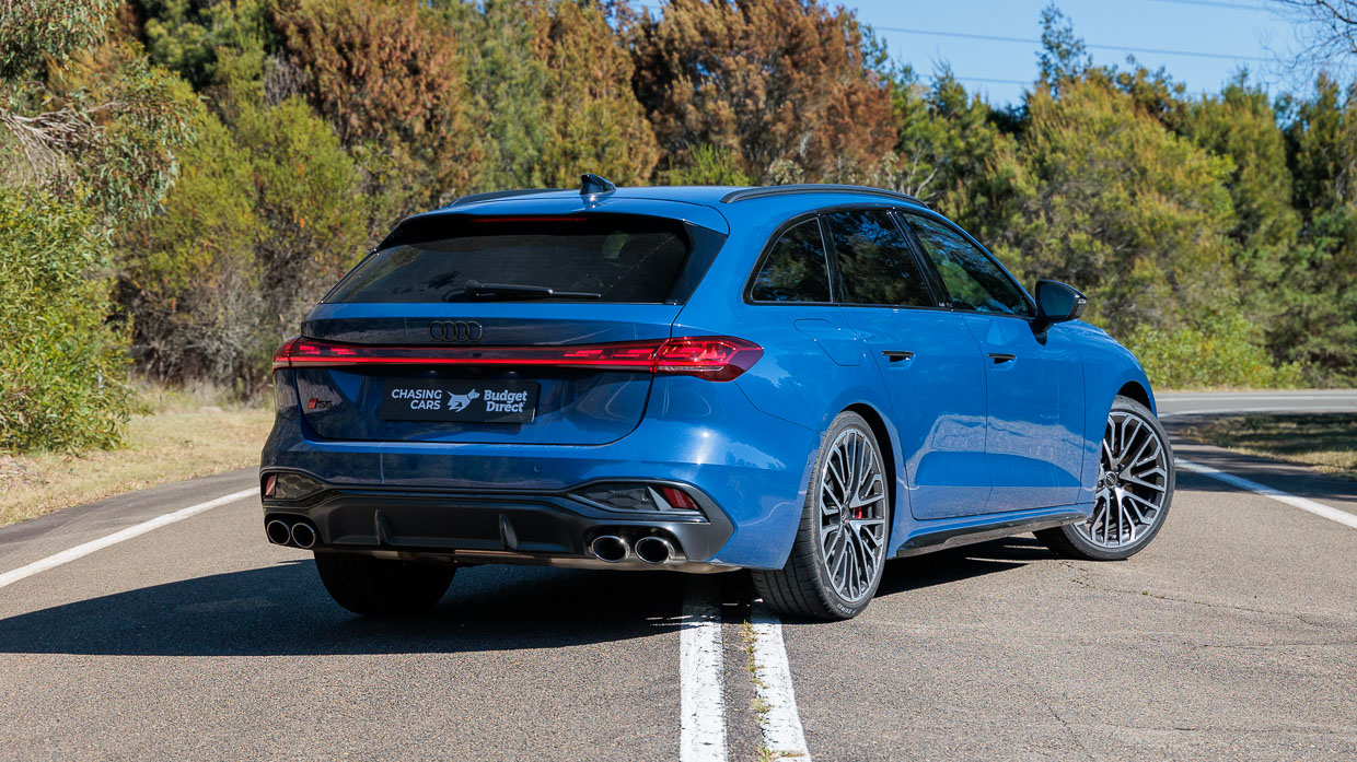 Audi S5 Avant 2025 rear 3/4