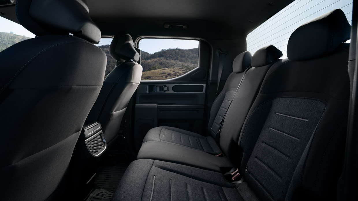 Kia Tasman SX 2025 interior back seat