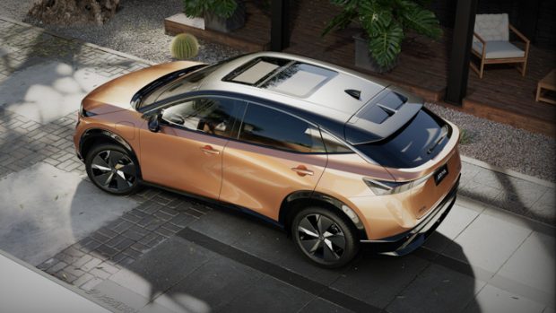 Nissan Ariya 2025 above
