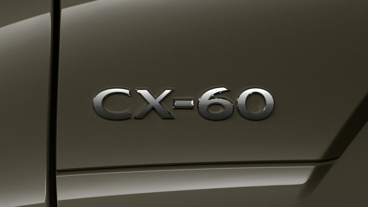 2025 4 cyl Mazda CX 60 badging